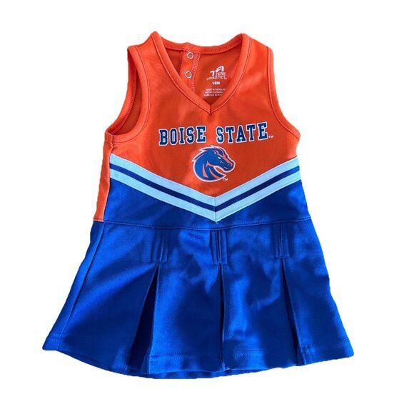 Boise State Broncos Colosseum Infant Baby Girl 18 Month Cheerleader Dress - Picture 1 of 10